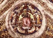 God the Creator and Angels Pietro Perugino